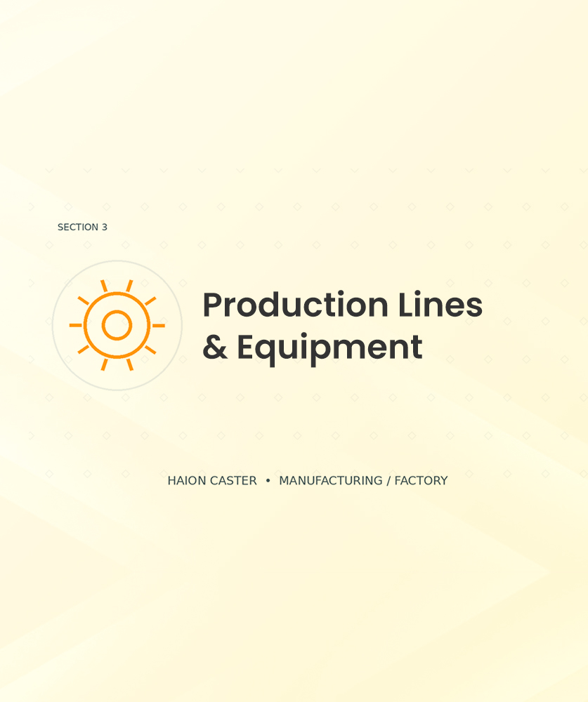 Production Lines & Equipment